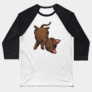 Cute Cat Baseball T-Shirt